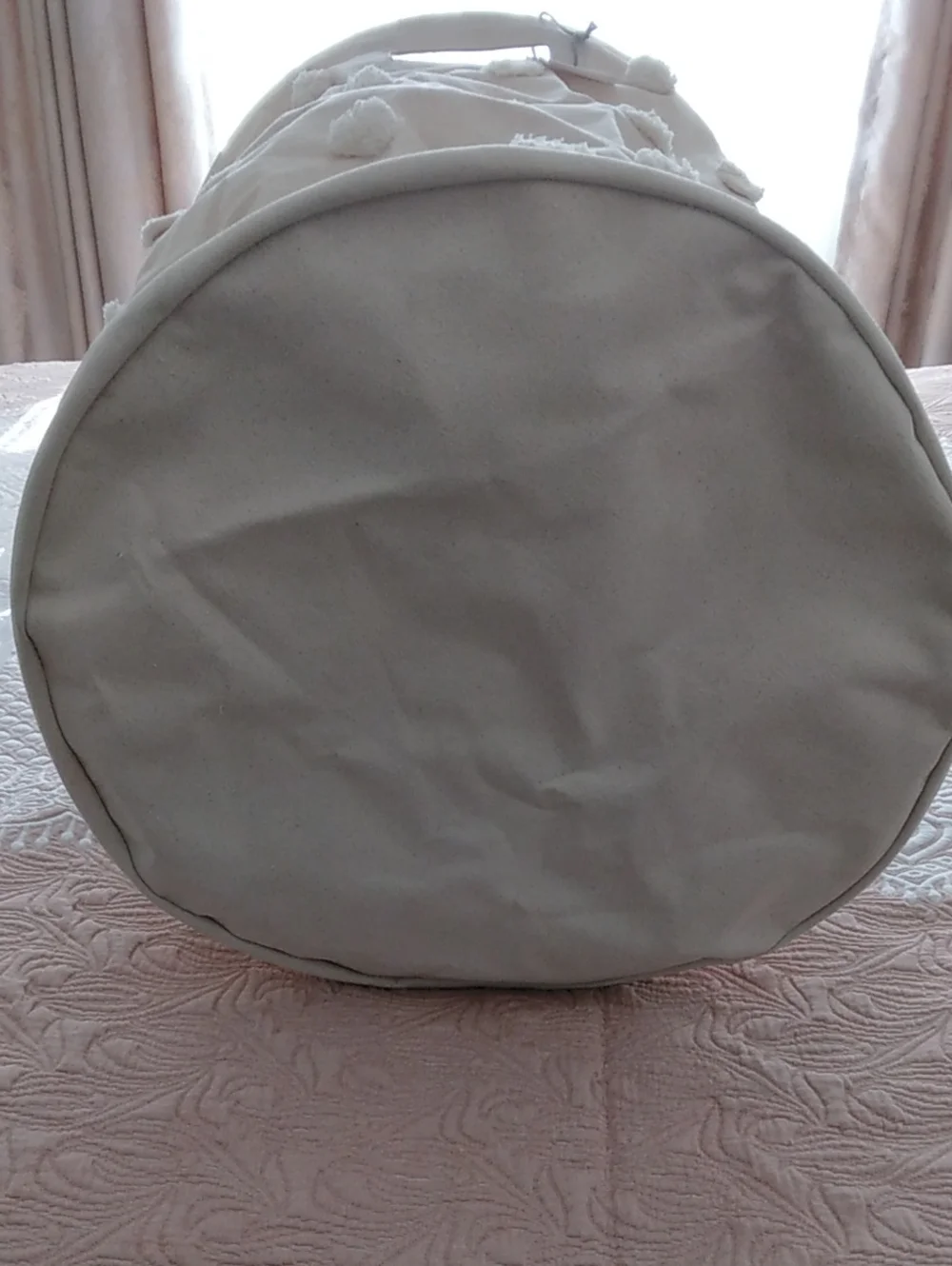 Pehr Tidy Up Canvas Pom Pom  Hamper